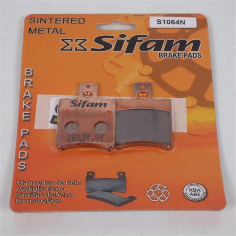 Plaquette De Frein Sifam Pour Scooter Mbk Cw Ln Booster Naked P