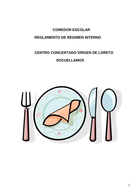 Pdf Comedor Escolar Reglamento De Regimen Interno Dokumen Tips