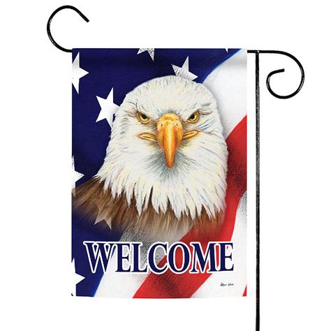 Toland Home Garden 125 X 18 Eagle Welcome Garden Flag