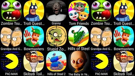 Zombie Tsunami Troll Quest Granny Tom Friends Grandpa And Granny