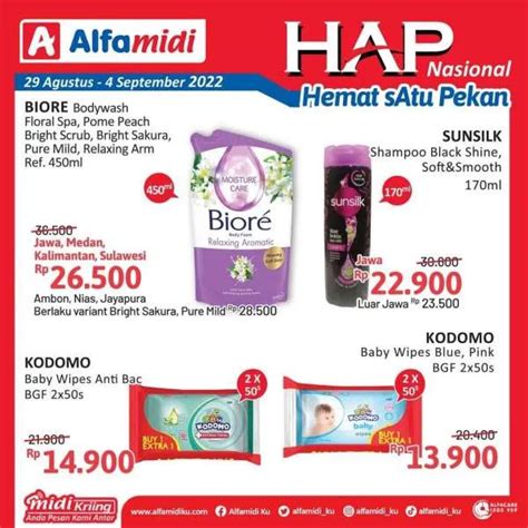 Katalog Promo Alfamidi Hemat Satu Pekan Periode 29 Agustus 4 September 2022