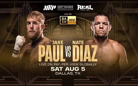 Jake Paul I Got A Task At Hand Nate Diaz Offers Rare Compliment To