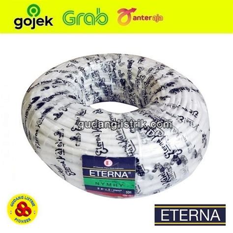 Promo Eterna Kabel NYMHY 2x1 5 50m 2x1 5 Isi 2 X 1 5mm Roll 50 Meter