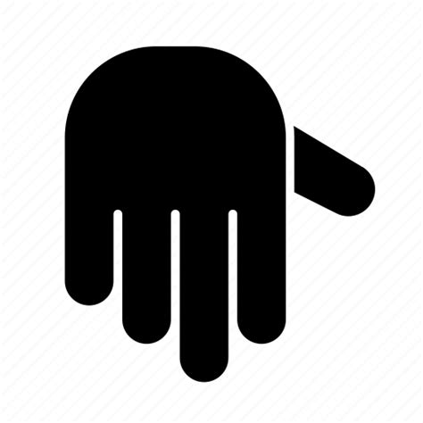 Dismiss, hand, gesture, finger, touch icon - Download on Iconfinder