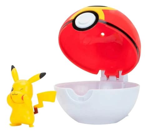 Boneco Pok Mon Clip N Go Pikachu Pokebola Sunny Loja De