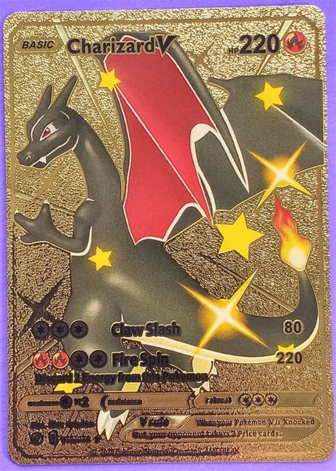 Champion S Path Charizard V Secret Rare Gold Foil Pokemon Card