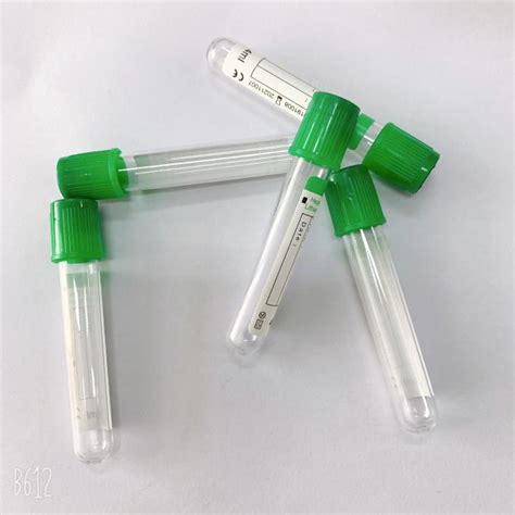 3ml Medical Sodium Lithium Heparin Tube Sodium Citrate Blood Tube