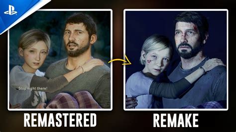 The Last Of Us Part I Ps5 Remake Vs Ps4 Remastered Prologue Comparison Youtube