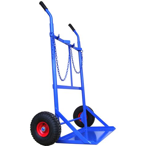 CT8 45kg LPG G Size Oxy Gas Bottle Cylinder Trolley Custom