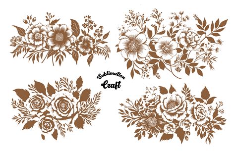 Cricut Flowers SVG Cut File Bundle Graphic by Sublimation Craft · Creative Fabrica