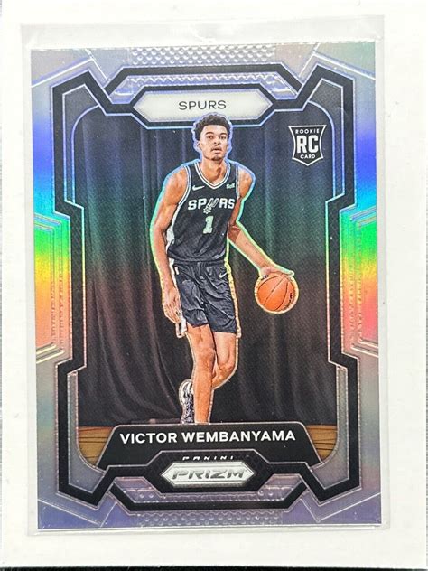 Panini Prizm Victor Wembanyama Silver Prizm Rookie Card Rc