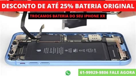 Bateria Original Do IPhone XR 1 Ano De Garantia Lacrada 100 Original