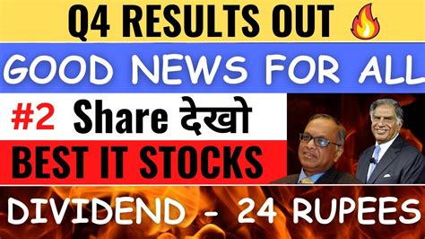 Tcs Q4 Result Out 2023 Tcs Share Latest News Infosys Q4 Result