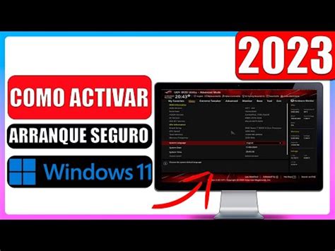 Domina la seguridad en Windows 11 Descubre cómo activar el arranque