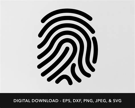 Fingerprint SVG Thumbprint SVG DXF Thumb Print Svg Etsy In 2022