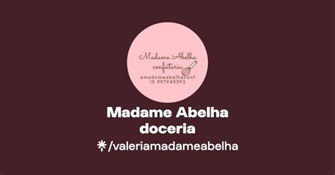 Madame Abelha Doceria Instagram Facebook Linktree