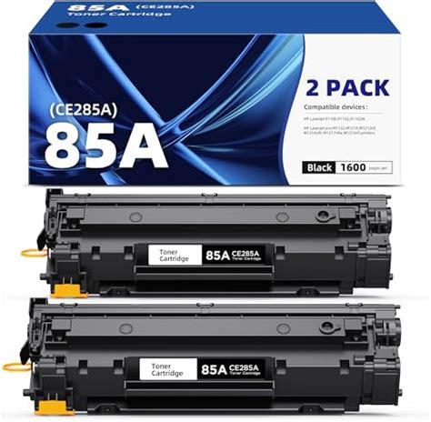 INKPAD 85A CE285A Toner Cartridge 2 Packs Black Compatible With HP