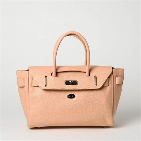 Grand sac à main cuir rose nude Pyla BUNI Mac Douglas 3 SUISSES