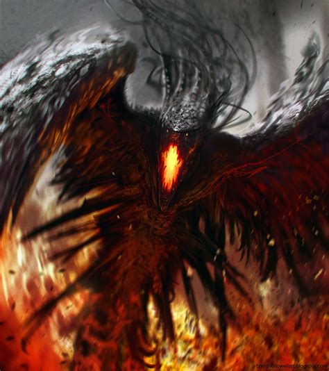 Dragon By Brenthollowell Monster Artwork Fantasy Demon Phoenix Art