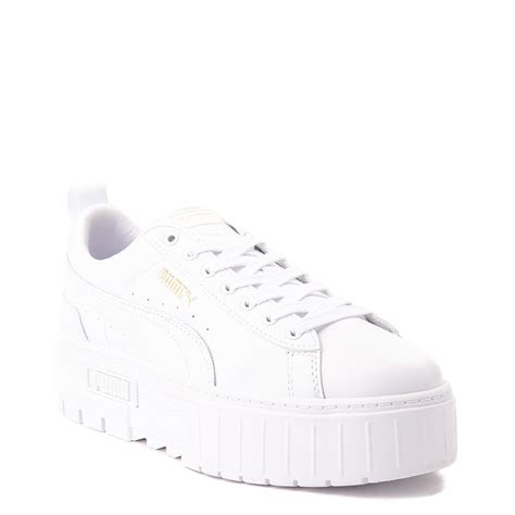 Womens Puma Mayze Platform Athletic Shoe White Journeyscanada