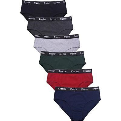 Pack Men S ULTRA Cotton Knocker Bikini Brief TBand Underwear Assorted Colors EBay