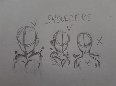 How To Draw Shoulders By Women Just Try Not To Draw Them Always Like By Variant 3 That Is All