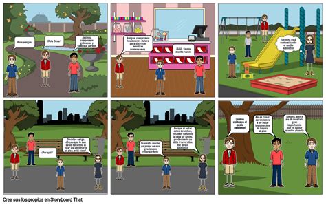 Storyboard Sobre El Cuidado Del Medio Ambiente