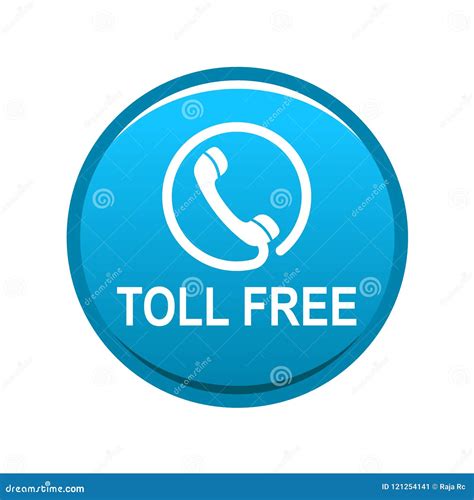 Toll Free Icon On White Background. Attendance Number Sign. Help Symbol ...