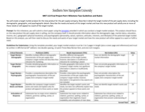 Solution Mkt Final Project Part I Milestone Two Guidelines And