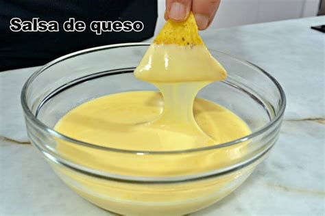 Salsa De Queso Para Nachos Salsa Casera Ideal Para Dipear