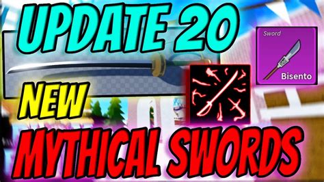 Blox Fruits Update New Swords Mythical Sword Reworks