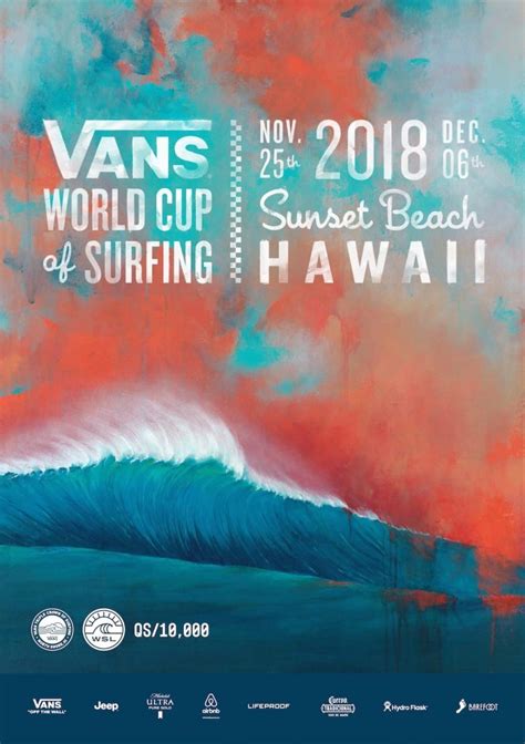 Surf Art In Surfing Event Posters Club Of The Waves