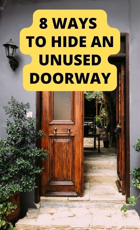 How To Hide An Unused Doorway Easy Solutions Craftsonfire In 2023 Exterior Front Doors