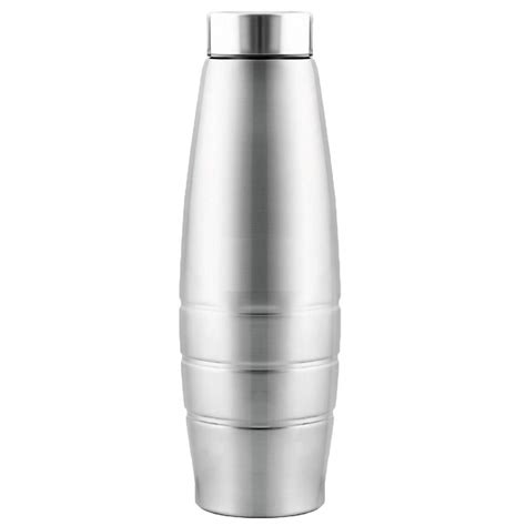 Hemiza Silver Stainless Steel Water Bottle Line Ml At Rs