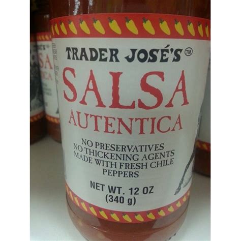 Trader Joe S Salsa Authentica Food Library Shibboleth