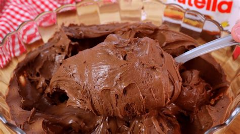 RECHEIO DE NUTELLA ESTRUTURADO PARA BOLOS SABOR INTENSO DE NUTELLA