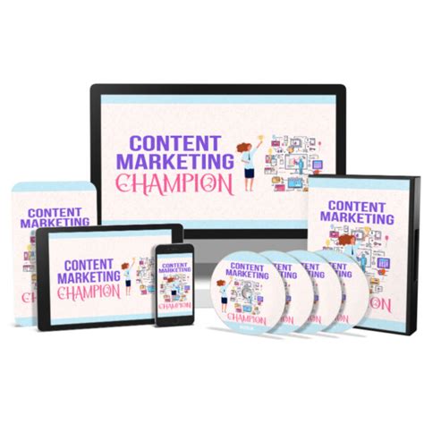 Content Marketing Champion Upgrade Package Premium Product Digital