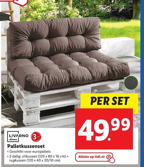 Livarno Home Palletkussenset Aanbieding Bij Lidl Folders Nl