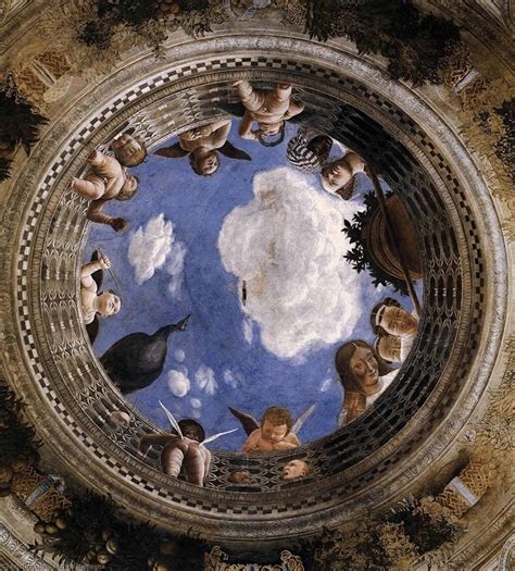 Reproducciones De Arte Ceiling Oculus 1465 De Andrea Mantegna 1431