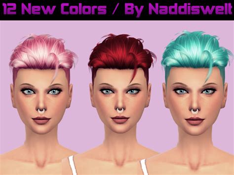 The Sims Resource Retexture Hair V15 Anto Hair Woman Mesh Needed