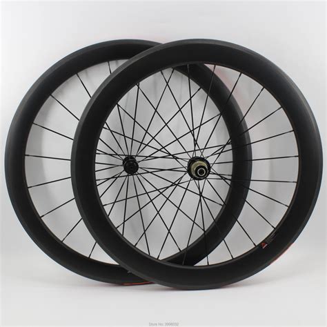 New 700C Front 50mm Rear 60mm Clincher Rims Road Bike Matt UD Full