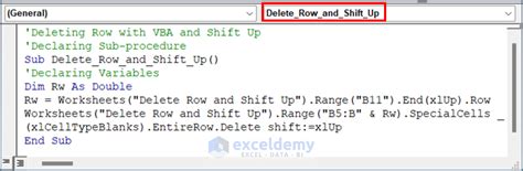 Using Excel Vba To Delete Rows Based On The Cell Value 5 Examples Exceldemy