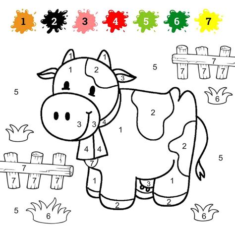 Coloring by Numbers for Children