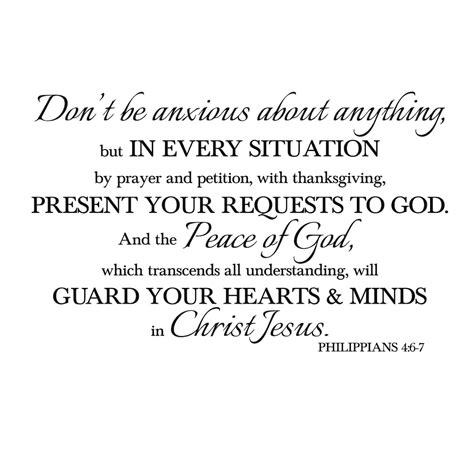 Philippians Don T Be Anxious About Anything Peace Of God Bible