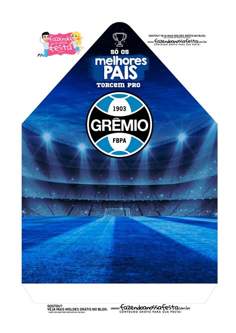 Caixa Envelope Pai Gremio 2 Fazendo A Nossa Festa