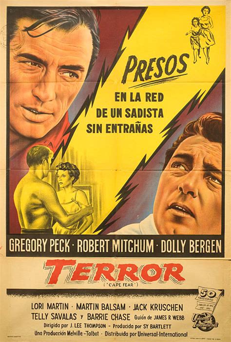 Cape Fear Original 1962 Argentine Movie Poster - Posteritati Movie ...