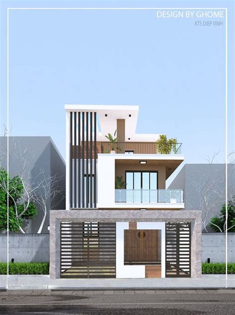 2870 Exterior House Scene Sketchup Model By DiepVinh Free Download