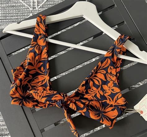 TOP Maaji Tangelove Jacinta Tie Front Bikini Top NWT Size Small EBay
