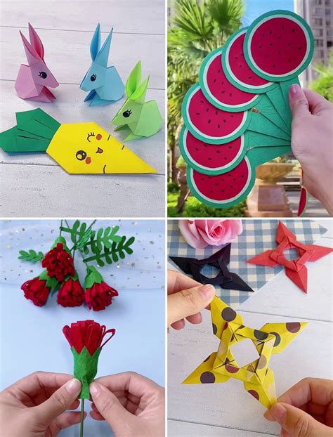 Super Easy Paper Craft Activities For Kids 10 Fun Paper Crafts You