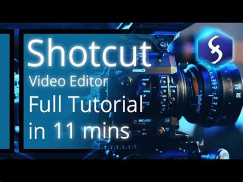 Shotcut Video Editor Tutorial For Beginners In Minutes Updated